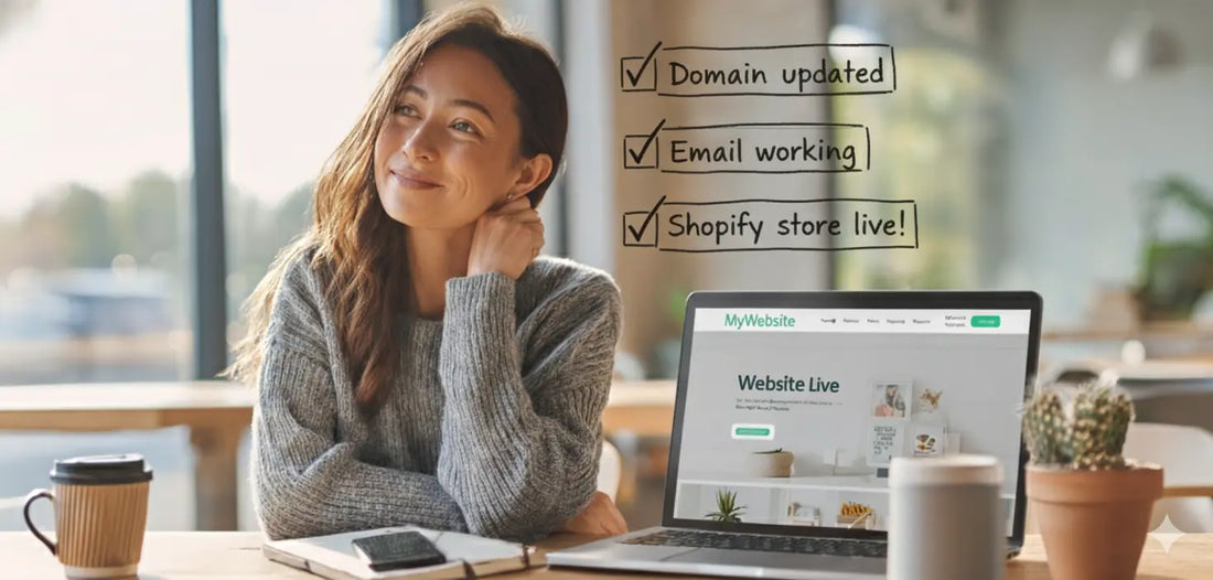 Going Live with Shopify: A Complete Domain & Email Guide for Small Businesses