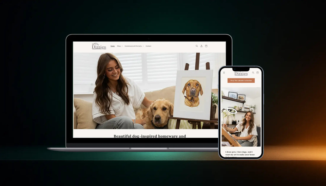 From Commissioned Art to E-Commerce: Launching Dizzign’s Shopify Store